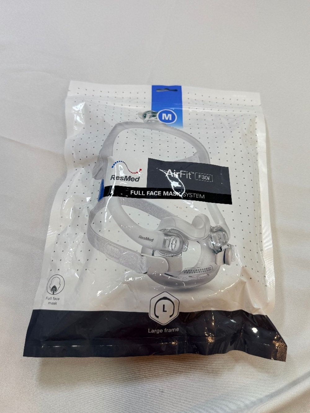 ResMed AirFit F30i Full Face Mask System M/L Large Frame New Sealed